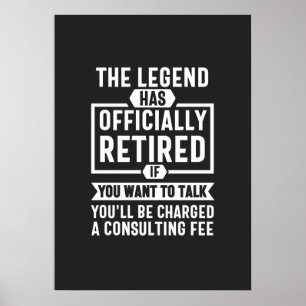 Poster A lenda se aposentou oficialmente