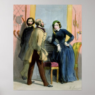 Póster A leoa literária, 'de Femmes de Paris