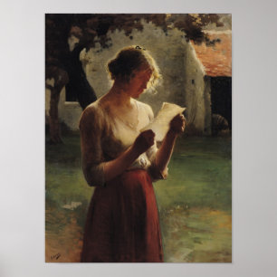 Póster A letra
