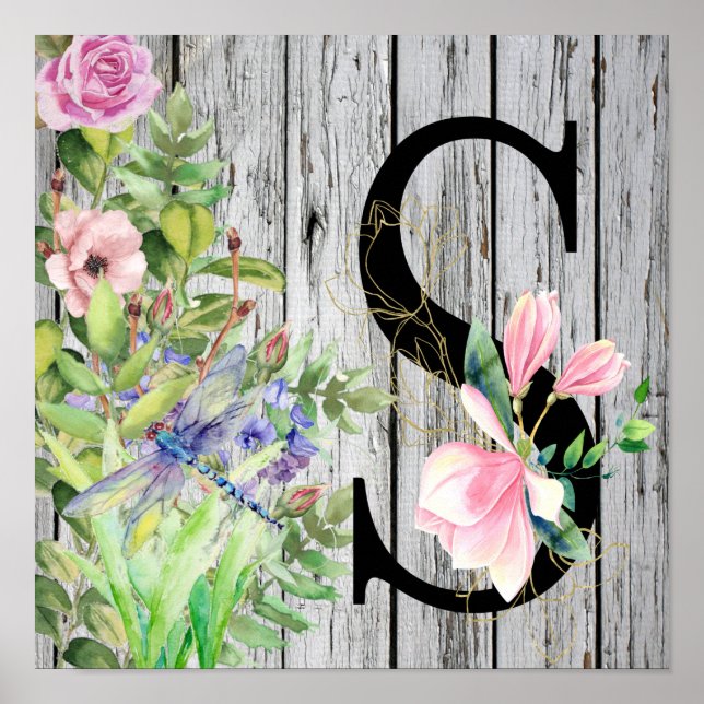 Poster A letra S (Frente)