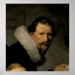 Póster A lição da anatomia do Dr. Nicolaes Tulp, 1632