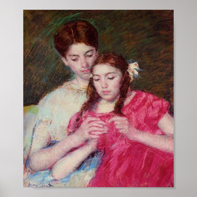 Poster A lição de crochê (duas irmãs) (Frente)