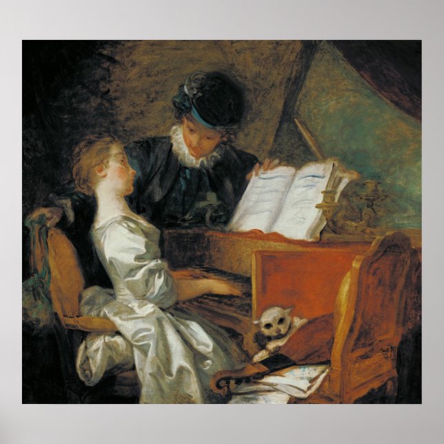 Poster A lição de música (Frente)