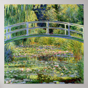 Póster A Lily-Água Pond de Monet Fine Art