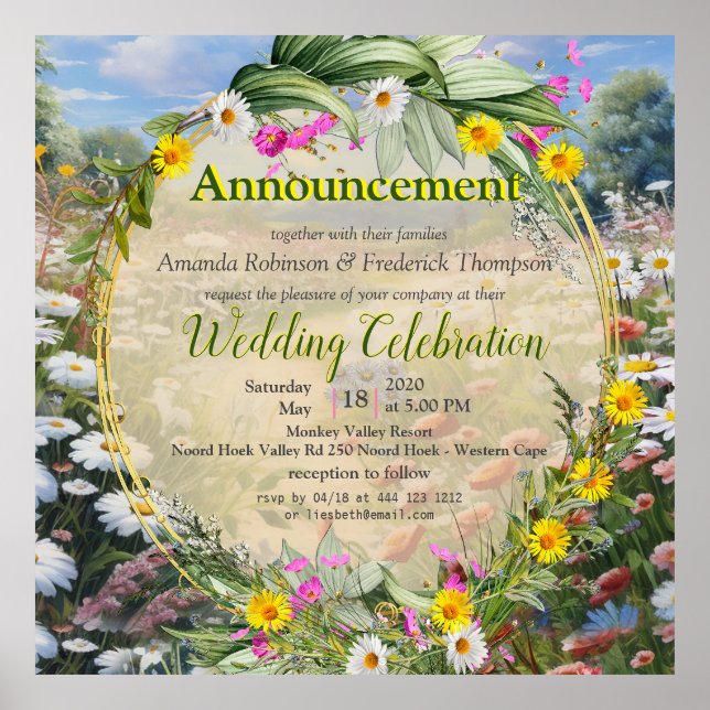 Poster A Língua das Flores (Frente)