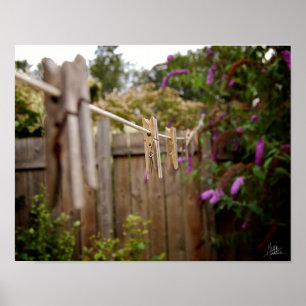 Poster A Linha de Roupas [Impressão Artística]