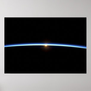 Poster A linha fina da atmosfera de terra 2