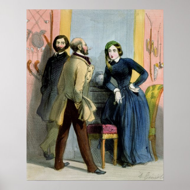 Póster A Lionesa Literária, de "Femmes de Paris" (Frente)