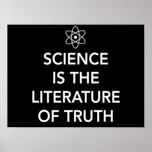 Póster A literatura da verdade