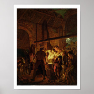 Póster A loja do ferreiro (óleo em canvas)