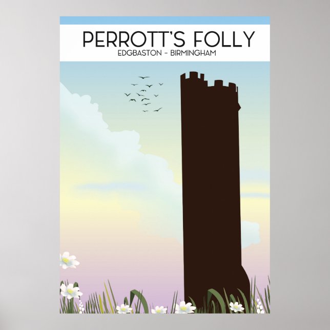 Poster A Loucura de Perrott, Edgbaston, Birmingham (Frente)