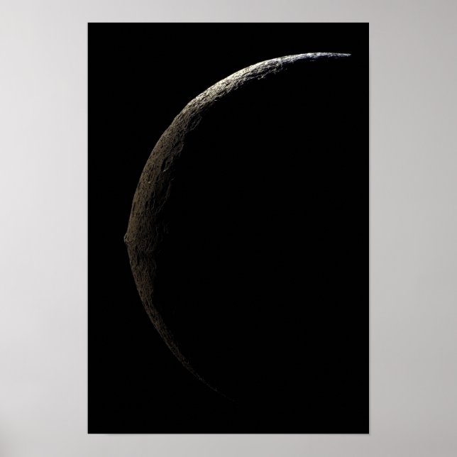 Póster A lua de Saturno Iapetus (Frente)