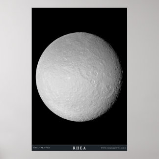 Póster A lua de Saturno Rhea