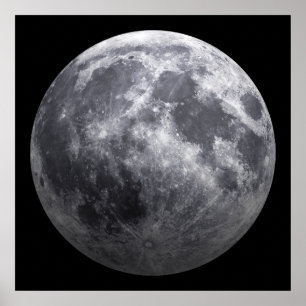 Póster A lua - efeito 3D