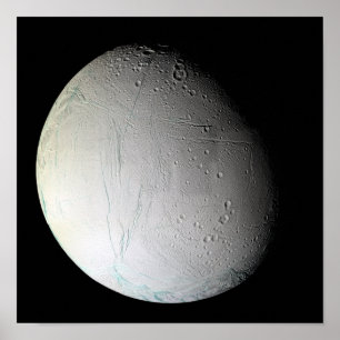 Poster A lua Enceladus 2 de Saturn