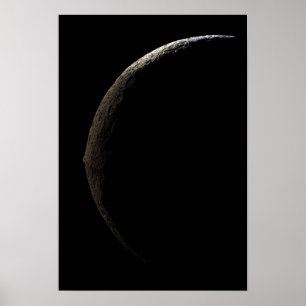 Póster A lua Iapetus de Saturn
