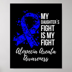 Poster A Luta Da Filha É A Minha Luta Contra A Alopécia A