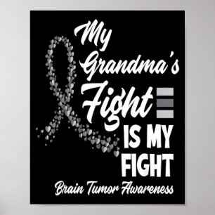 Poster A Luta da Minha Avó É Minha Luta Tumor Cerebral