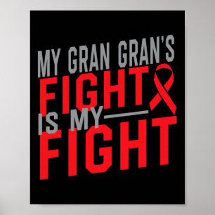 Poster A Luta da Minha avó é o meu Cancer de sangue em gu