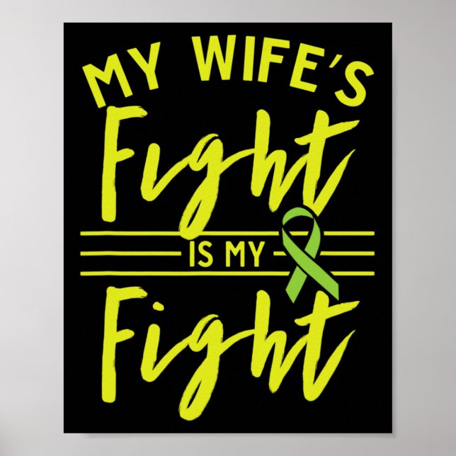 Poster A Luta da minha esposa é a minha Luta contra a Doe (Frente)