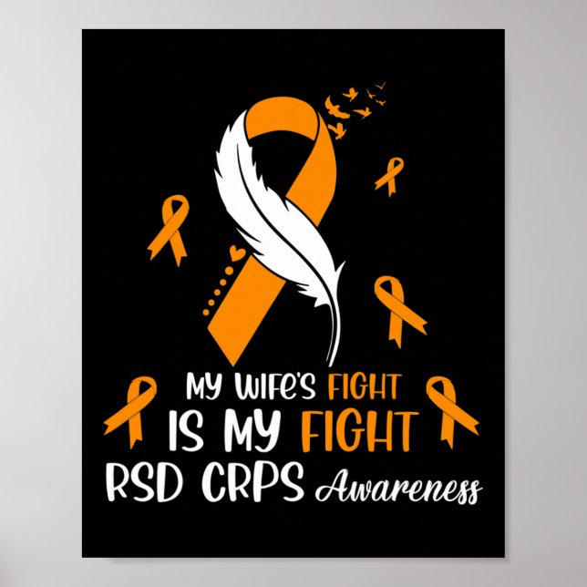 Poster A Luta da Minha Esposa É A Minha Luta Contra O Rsd (Frente)