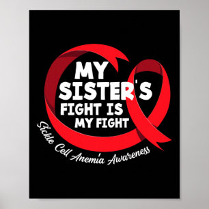 Poster A Luta da minha irmã é a Anemia das Células Falcif