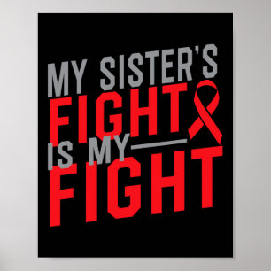 Poster A Luta da Minha Irmã é a Minha Luta contra o Cance