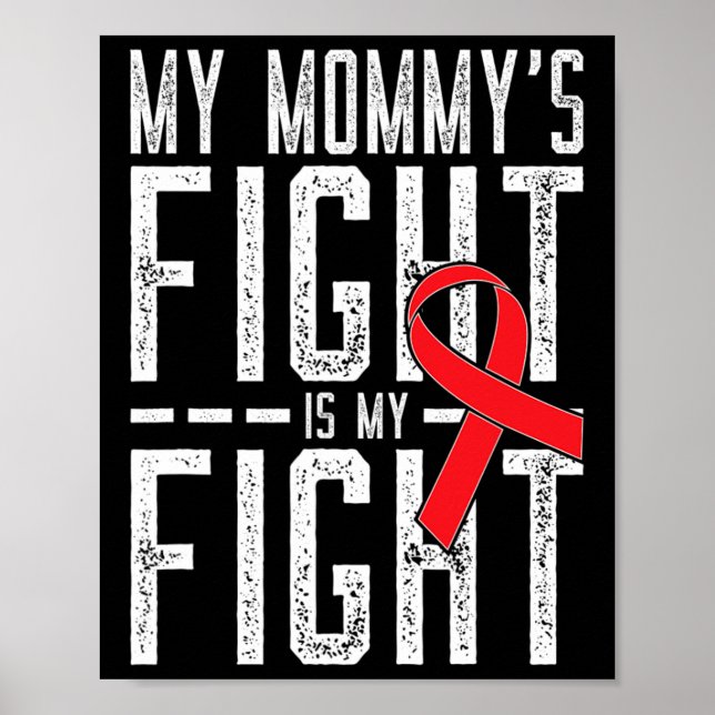 Poster A Luta da Minha Mamãe É Minha Luta Conscientização (Frente)