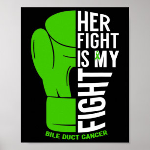 Poster A Luta Dela É A Minha Luta Contra O Cancer Biliar 