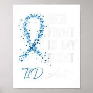 Poster A Luta Dela É A Minha Luta Pela Tia T1D Tipo 1 Dia