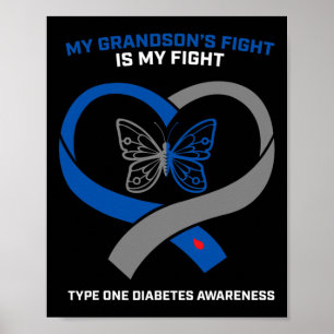 Poster A Luta Do Meu Avô É A Minha Luta Contra A Diabetes