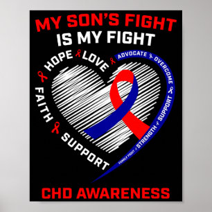 Poster A Luta Do Meu Filho É Minha Luta Chd Doença Cardía