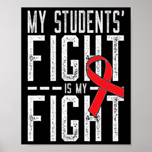 Poster A Luta dos Meus Estudantes é A Minha Luta Contra O