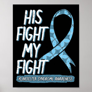 Poster A Luta É A Minha Luta Contra A Síndrome De Klinefe