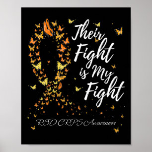 Poster A Luta É A Minha Luta Contra O RSD Sensibilização