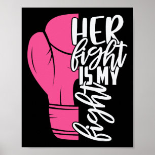 Poster A Luta É A Minha Luta Pela Consciência Do Cancer D