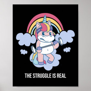 Poster A Luta É A Verdadeira Mulher, Raparigas Gengivas.