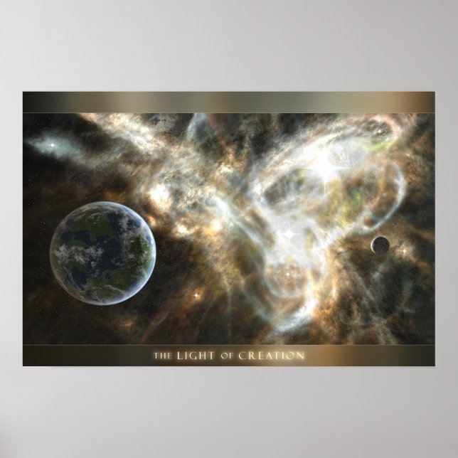 Poster A Luz da Criação (Frente)