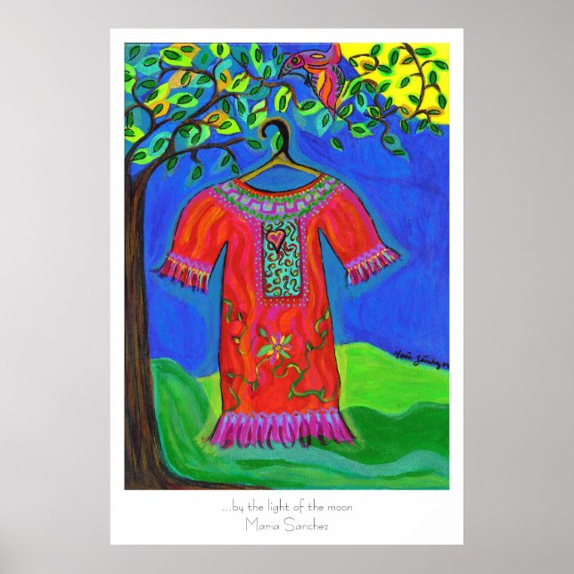 Poster ...à luz da lua (Frente)