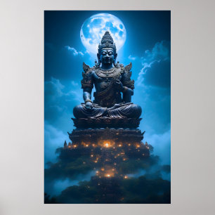 Poster A Luz da Lua Cheia do Buda