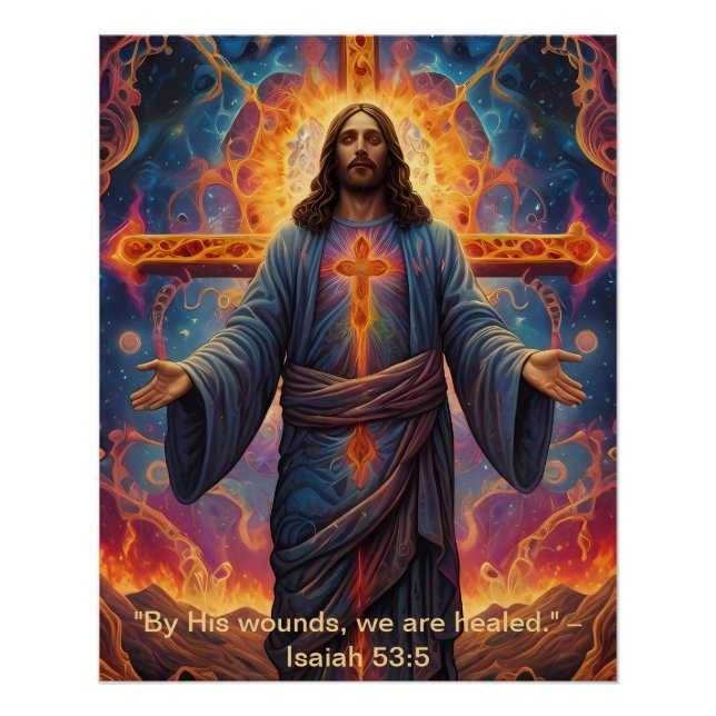 Póster A Luz da Salvação (Frente)