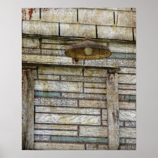 Poster A luz na casa abandonada (Frente)