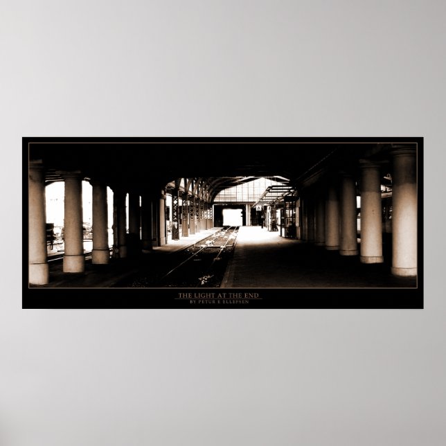 Póster A luz no fim (Frente)