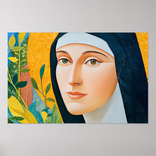 Poster A luz visionária de Hildegard (Frente)