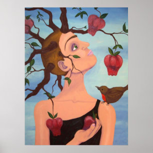 Póster a maçã nunca cai distante