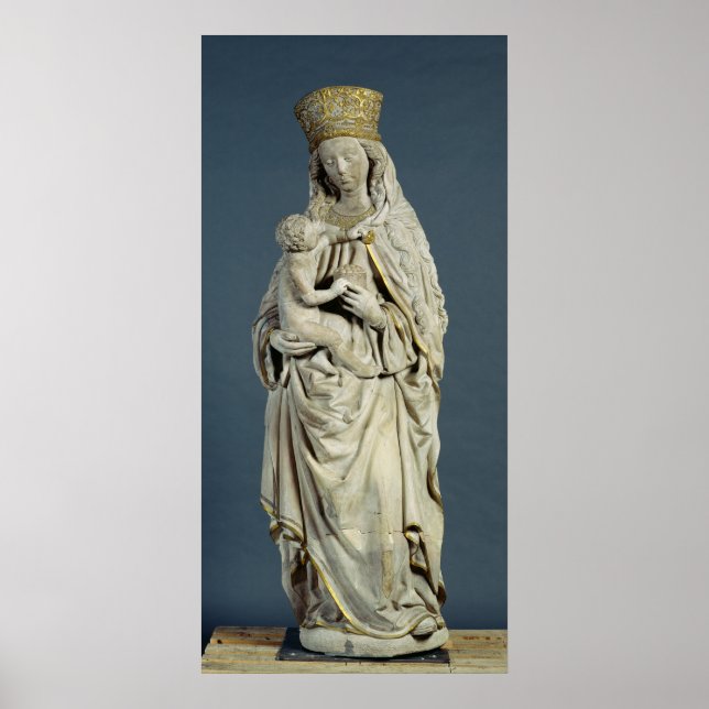 Póster A Mãe de Deus com o Cristo Criança, 1470 (Frente)