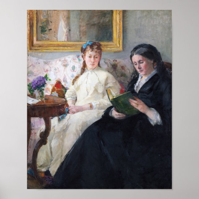 Poster A Mãe e Irmã do Artista, Berthe Moriso (Frente)