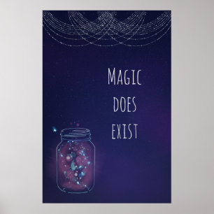Poster A mágica existe frasco do vaga-lume