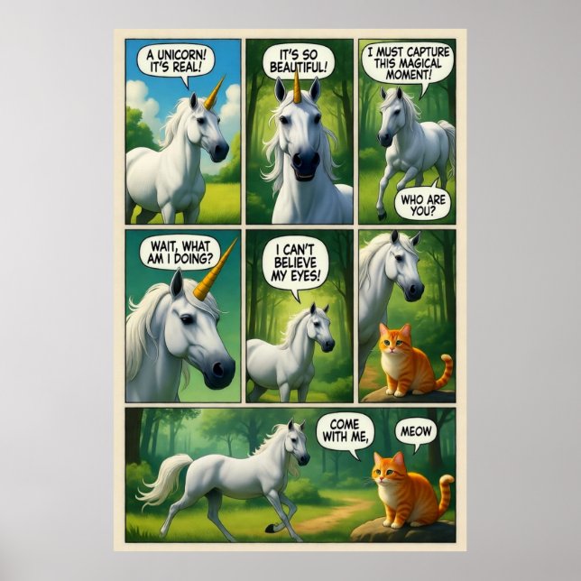 Poster A Magical Encounter with a Talking Cat (Frente)