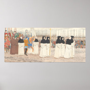 Poster A Maid na Armadura - Boutet de Monvel Fine Art